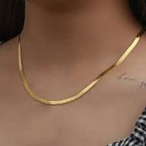 18K Necklace, Minimalist Jewelry Gift Gifting Christmas Holiday Stocking Stuffer